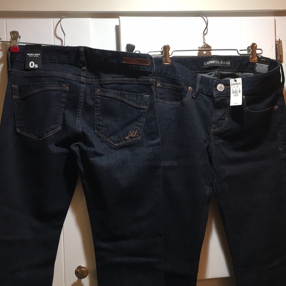 Dark Express jeans 0S Barely boot SteLLa low rise - Picture 7 of 8